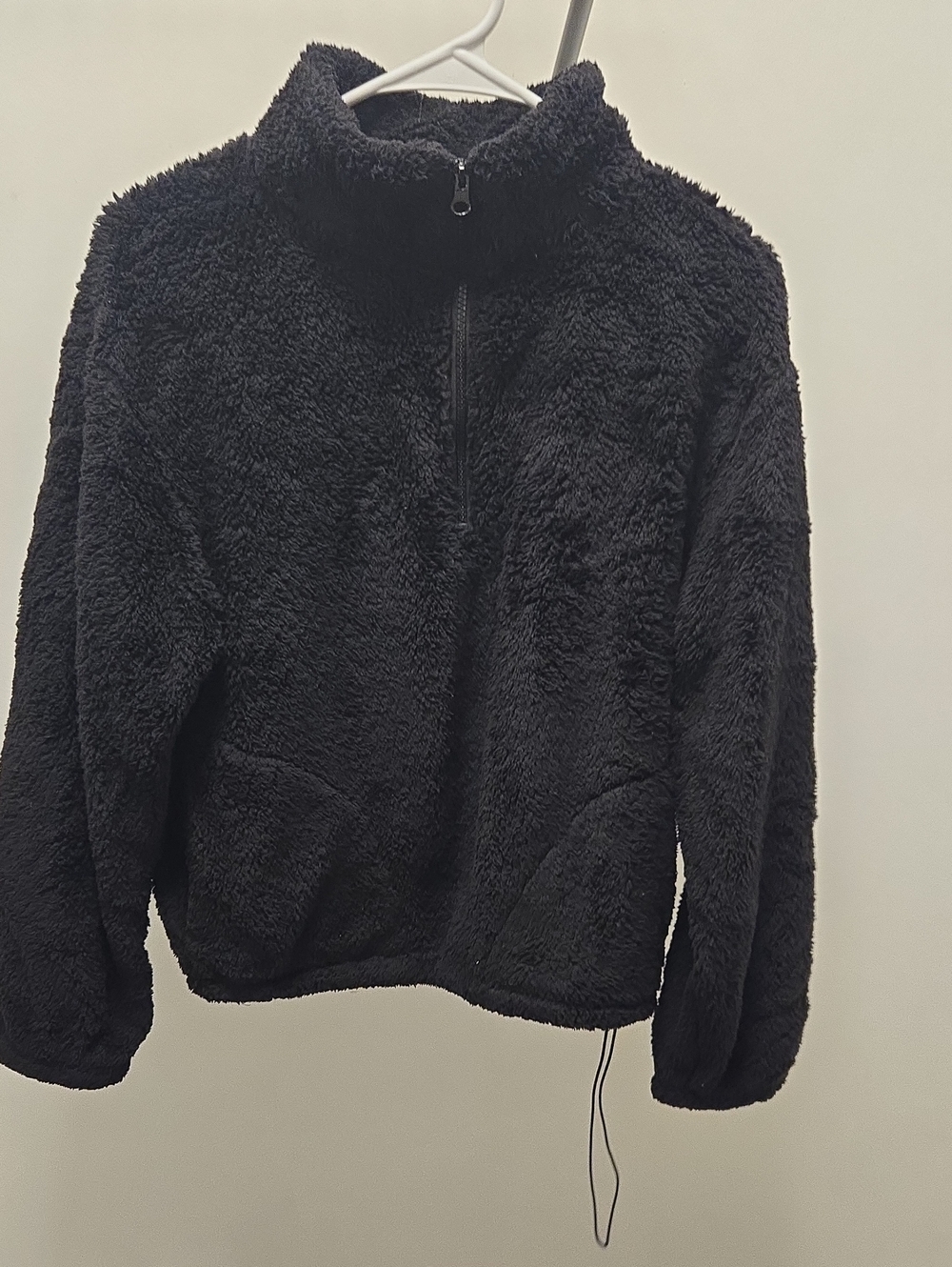 dip Black Teddy Sherpa Half-Zip Jacket